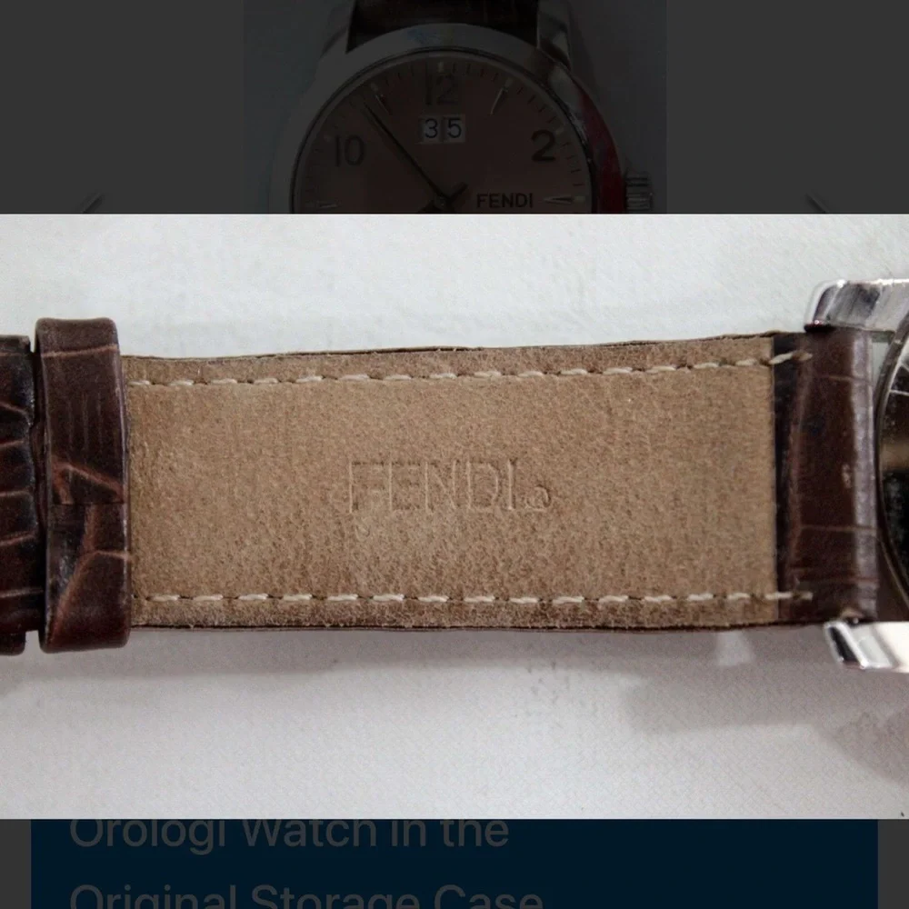 Authentic Fendi Orologi Watch with Box and COA